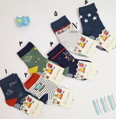 تصویر جوراب بچگانه کوکو رباتی 