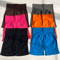 تصویر شورتک پشت چین دار ورزشی 