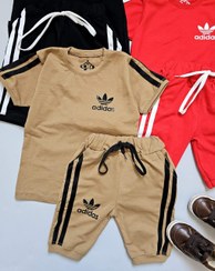 تصویر ست لباس ورزشی بچگانه آدیداس طرح نخی 