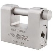 تصویر قفل کتابی فولادی ضدبرش آسترال با 5 کلید کامپیوتری سیزا CISA 