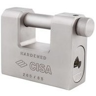 تصویر قفل کتابی فولادی ضدبرش آسترال با 5 کلید کامپیوتری سیزا CISA 