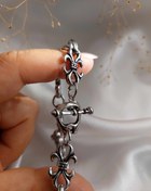 تصویر دستبند پسرانه استیل 