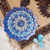 تصویر بشقاب مینا کاری روی مس ۲۰ 