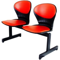 تصویر صندلی انتظار صدفی دو نفره کد 400A 