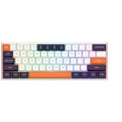 تصویر کیبورد گیمینگ ردراگون مدل Fidd K683 WBO با سوئیچ مکانیکال RGB با سیم 