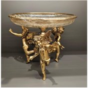 تصویر ظرف پذیرایی سه فرشته بلور برنز مپکو 18405 