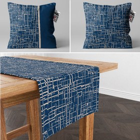 تصویر ست کوسن و رانر کد S177 پتینه