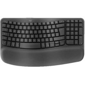 تصویر کیبورد بی سیم لاجیتک مدل Wave Keys ارگونومیک 