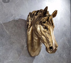 تصویر مجسمه دیوارکوب سردیس اسب کد ۱۰۲۴ 