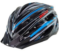 تصویر کلاه دوچرخه سواری راکی مدل اچ بی 31 مشکی آبی Rocky Bicycle Helmet HB31 M 58-61cm Blue White 