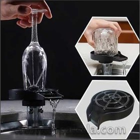 تصویر لیوان شور فشاری کنار سینک Automatic cup washer 