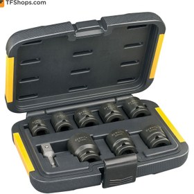 تصویر مجموعه 9 عددی سَری بکس دیوالت مدل DT7507 سایز 1/2 اینچ Extreme Impact Socket Set - 9 Piece