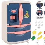 تصویر یخچال اسباب بازی ساید بای ساید 