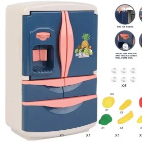 تصویر یخچال اسباب بازی ساید بای ساید 