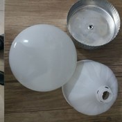 تصویر بدنه ، حباب و هیت سینک لامپ 50 وات(فروش عمده و تکی) 