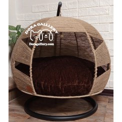 تصویر تاب سگ و گربه مدل دُراتاب دارچین 