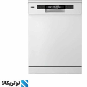 تصویر ماشین ظرفشویی سام مدل DW-186 سفید 