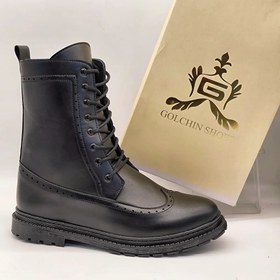 تصویر نیم بوت لیزری بغل زیپ 