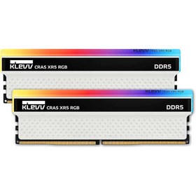 تصویر رم کامپیوتر KLEVV Cras XR5 RGB ظرفیت ۳۲ گیگابایت DDR5 ۶۲۰۰ مگاهرتز CL40 
