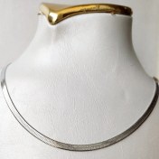 تصویر گردنبند هرینگبون استیل 