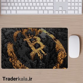 تصویر ماوس پد مخصوص بازی طرح بیت کوین کد MPB1142 