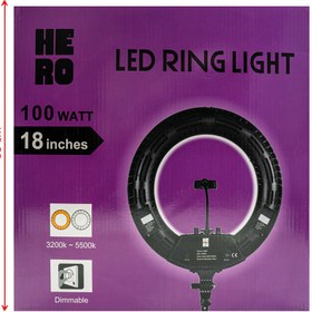 تصویر رینگ لایت عکاسی هیرو Hero RingLight FE480 