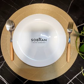 تصویر زیر بشقابی گرد PVC 