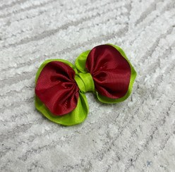 تصویر گلسر گل موی یلدایی هندونه و انار | اکسسوری ترند شب یلدا زمستون برای استایل‌های دخترانه 