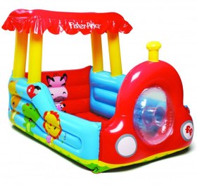 تصویر قلعه بادی کودک طرح قطار کد bestway 93503