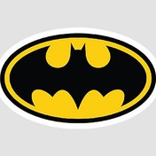 تصویر استیکر لوگوی بتمن Batman Logo 