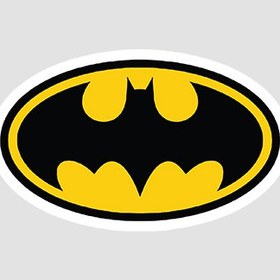 تصویر استیکر لوگوی بتمن Batman Logo 