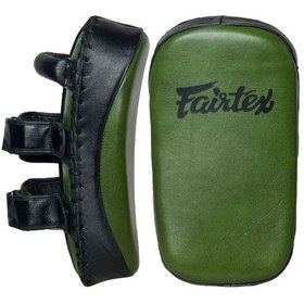 تصویر میت بالشی چرم طبیعی طرح FAIRTEX سبز 