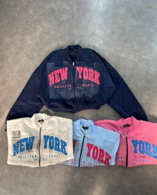 تصویر سویشرت کراپ نیویورک 
