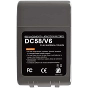 تصویر باتری جارو شارژی دایسون 6000 میلی آمپری مدل DC58/V6 برند POWTREE 
