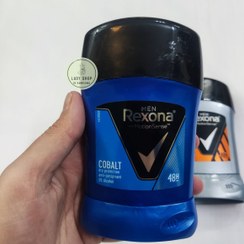 تصویر استیک ضد تعریق مردانه COBALT DRY حجم 50 میل رکسونا Rexona Stick Deodorant Cobalt Dry Anti Perspirant For Men 50ml