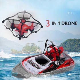 تصویر قایق بازی کنترلی مدل RC Boat Drone 