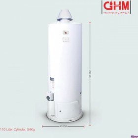 تصویر آبگرمکن گازی جی اچ ام مدل G995 ظرفیت ۱۱۰ لیتر ایستاده 