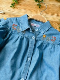 تصویر شومیز گلدار جین کد 10053 