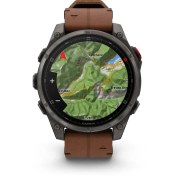 تصویر ساعت هوشمند 47 میلی‌متری گارمین مدل Fenix 8 Pro با بند سیلیکونی 