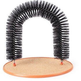 تصویر اسباب‌بازی برس‌های آرایشگری رنگ بژ/مشکی برند beauenty Grooming Arch Bristles Toy Beige/Black