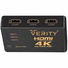 تصویر سوییج 1 به3 دستی VERITY HDMI 