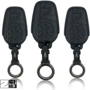 تصویر کاور ریموت چرم و چوب XTRIM 