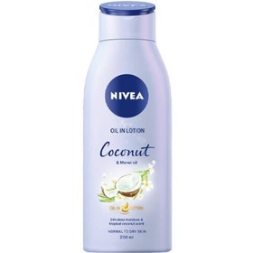 تصویر لوسیون بدن نیوآ Nivea مدل Coconut حجم 200 میلی لیتر 