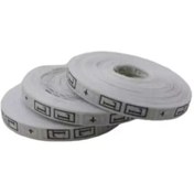 تصویر مارک سایز لباس L رنگ سفید ( یک عدد رول 500 عددی)(سایز لارج) 