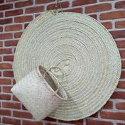 تصویر ست سفره و سبد حصیری 