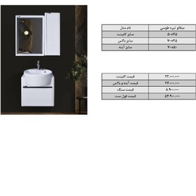 تصویر روشویی کابینتی آویتا مدل میلانو 