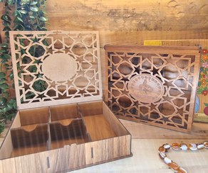 تصویر تی بگ چوبی ۵ خونه 