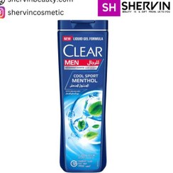 تصویر شامپو ضدشوره آقایان کلیر خنک کننده نعنایی 400 میل Clear Anti-Dandruff & Cool Sport Menthol Shampoo For Men