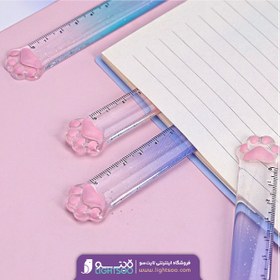 تصویر خط کش پنجه گربه شاینی 