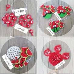 تصویر تاپر فوندانتی تکی و عمده مخصوص شب یلدا 